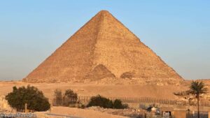 Great Pyramids of Giza in Egypt