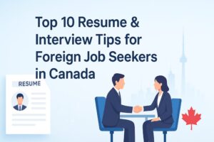 Top 10 Resume & Interview Tips for Foreign Job Seekers in Canada