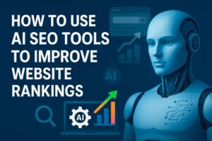 AI SEO tools to improve website rankings and search visibility