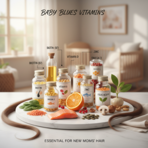 postpartum hair loss vitamins