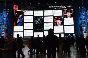 social media wall