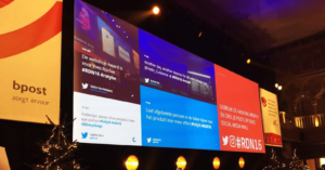 social media wall