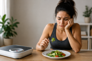 eating less still gaining weight