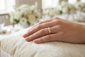 women wedding ring finger