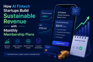 How AI Fintech Startups Build Sustainable Revenue with Monthly Membership Plans