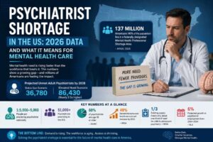 Psychiatrist Shortage in the US 2026 Data and What It Means for Mental Health Care